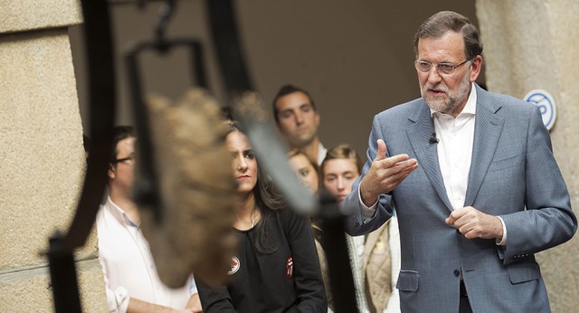 El presidente del Gobierno y del Partido Popular, Mariano Rajoy