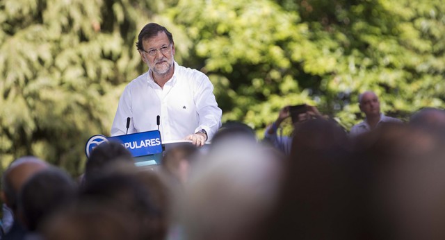 El presidente del Gobierno y del Partido Popular, Mariano Rajoy