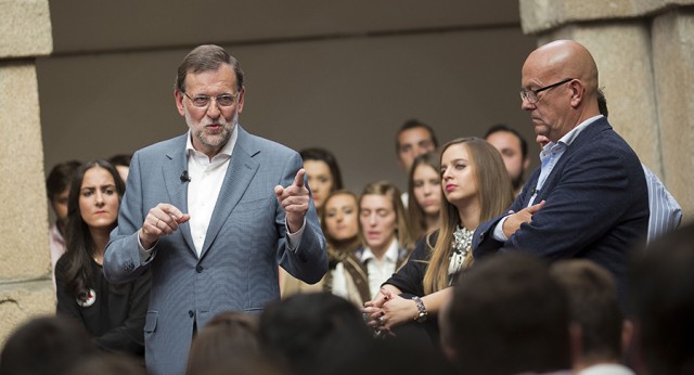 El presidente del Gobierno y del Partido Popular, Mariano Rajoy