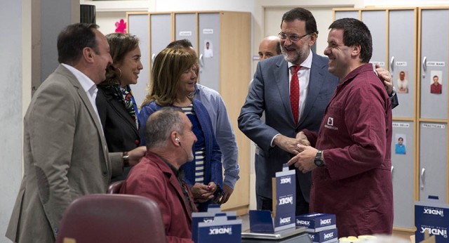 Mariano Rajoy visita el centro ASPACE en Logroño