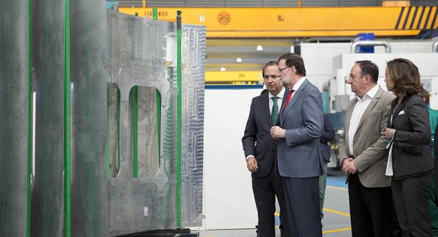 Mariano Rajoy visita la empresa MASA