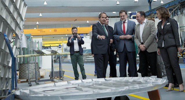 Mariano Rajoy visita la empresa MASA