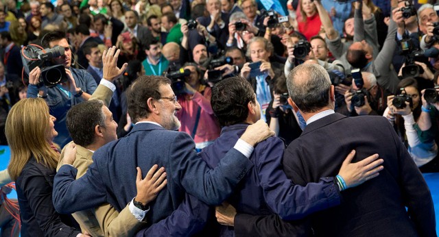 Mariano Rajoy y Juanma Moreno en Málaga