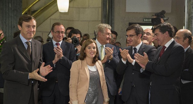 Soraya Sáenz de Santamaría en la presentación del Balance de la X Legislatura 