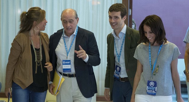 Alicia Sánchez-Camacho, Jorge Fernández Díaz, Pablo Casado y Andrea Levy