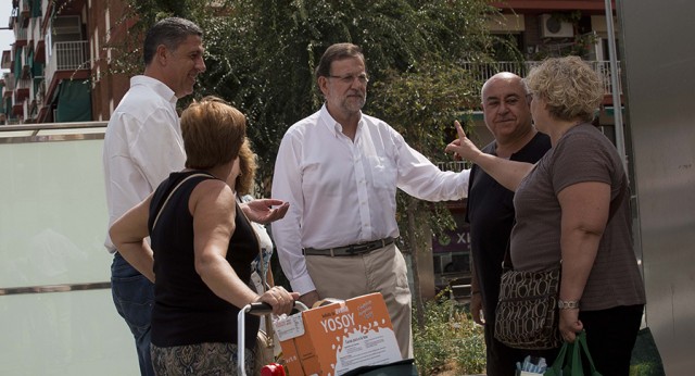 Mariano Rajoy visita Badalona con Xavier Garcia Albiol