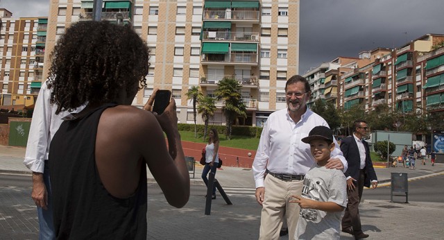 Mariano Rajoy en Badalona