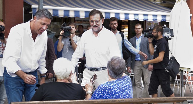 Mariano Rajoy visita Badalona con Xavier Garcia Albiol