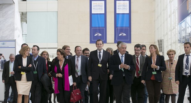 Mariano Rajoy a su llegada