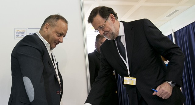 Mariano Rajoy en el momento de la votación