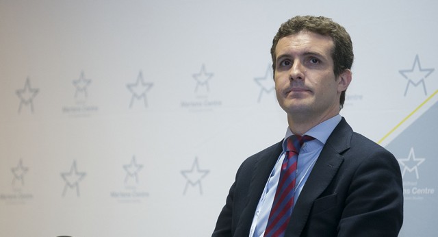 El vicesecretario de Comunicación del PP, Pablo Casado