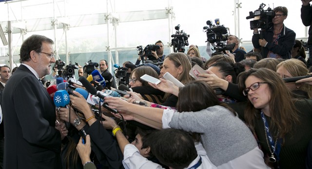 El presidente del Gobierno y del Partido Popular, Mariano Rajoy