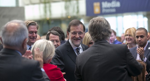 Mariano Rajoy en el Congreso del PPE en Madrid