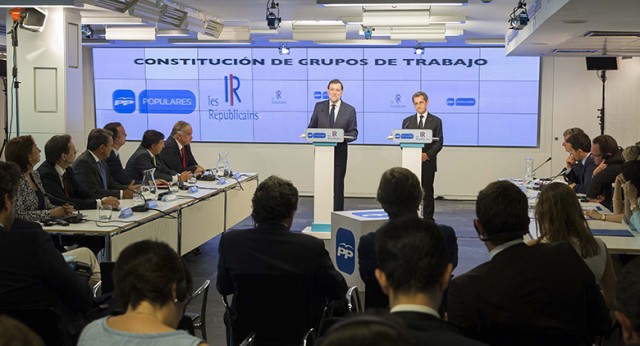 Comparecencia de Mariano Rajoy y Nicolas Sarkozy