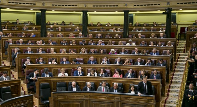 Mariano Rajoy vota en la segunda jornada de la sesión de investidura