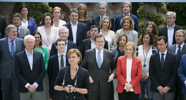 María Dolores de Cospedal durante su intervención 