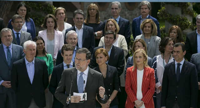 Mariano Rajoy durante su intervención 