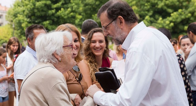 Mariano Rajoy visita el municipio pontevedrés de Mondariz Balneario