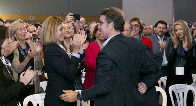 María Dolores de Cospedal con Alberto Núñez Feijóo 