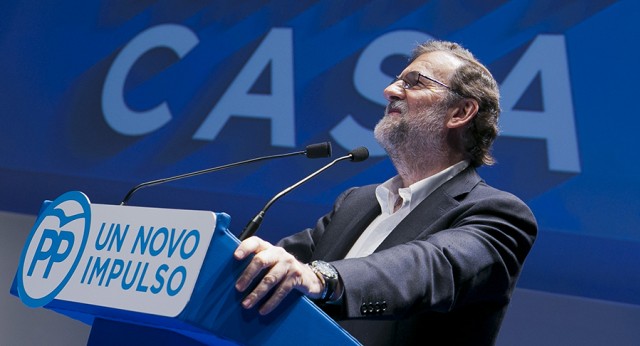 El presidente del Gobierno en funciones y del Partido Popular, Mariano Rajoy