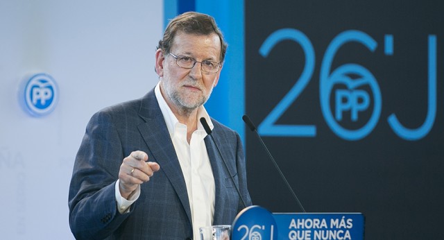 El presidente del Gobierno y del Partido Popular, Mariano Rajoy