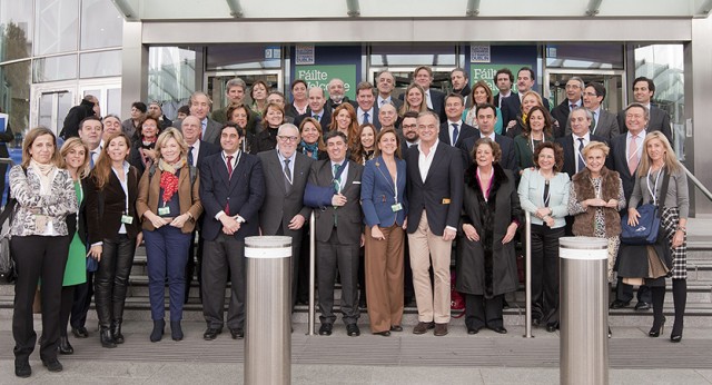 Foto de familia delegación española