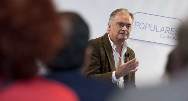 Esteban González Pons durante su intervención