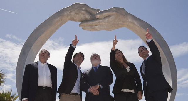 Miguel Arias Cañete y Alicia Sánchez-Camacho visitan Castelldefels