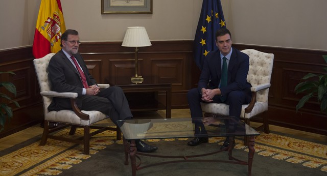 Mariano Rajoy se reúne con Pedro Sánchez