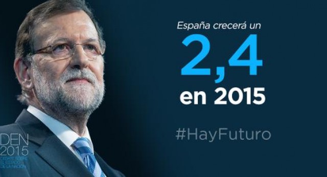 España crece un 2,4% en 2015