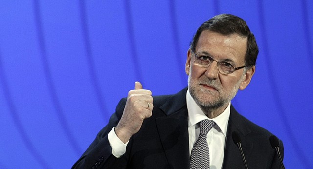 Mariano Rajoy clausurando la Convención Nacional del PP 