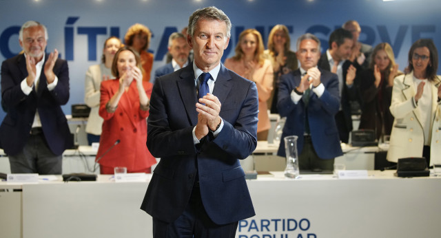 Feijóo en el Comité Ejecutivo Nacional del PP