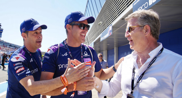 Feijóo en el Gran Premio de Moto GP en Jerez
