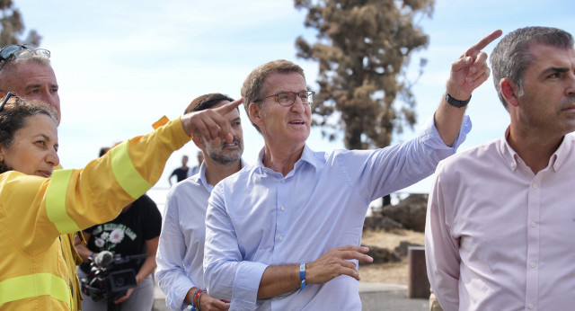 Alberto Núñez Feijóo visita Tenerife