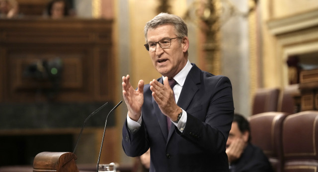 Feijóo en el Congreso de los Diputados