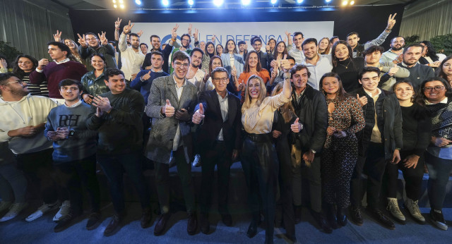 Alberto Núñez Feijóo participa en el acto "En defensa de un gran país" junto a María Guardiola