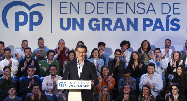 Alberto Núñez Feijóo participa en el acto "En defensa de un gran país" 