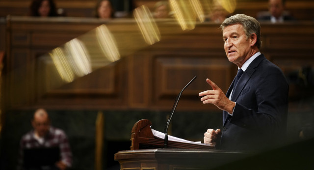 Alberto Núñez Feijóo interviene en el Congreso