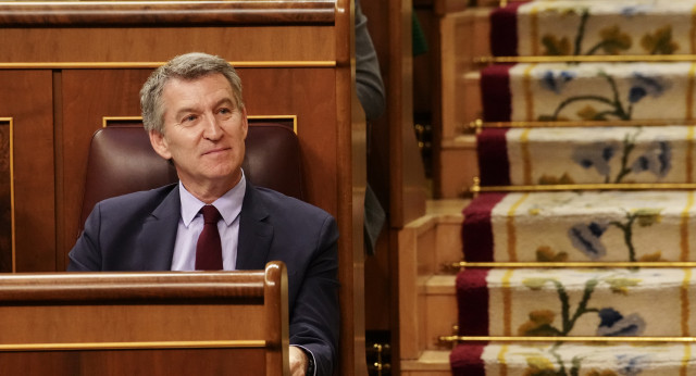 Feijóo en el Congreso de los Diputados