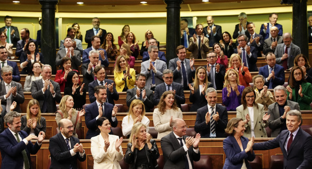 Feijóo en el Congreso de los Diputados