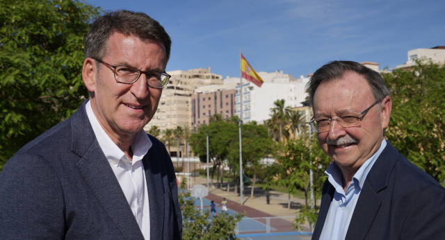 Alberto Núñez Feijóo y Juan Vivas en Ceuta