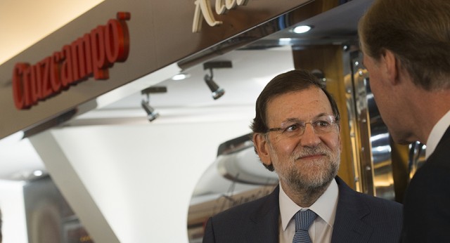 Mariano Rajoy visita la fábrica Heineken