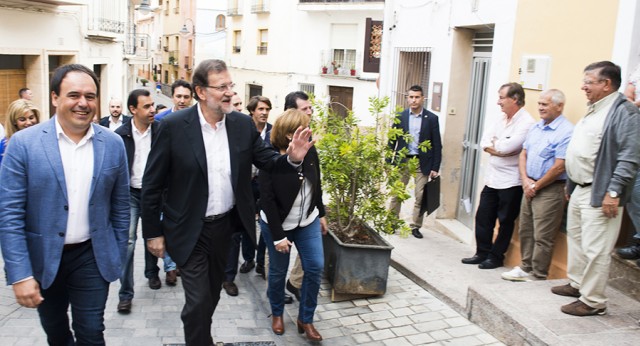 Mariano Rajoy visita Finestrat (Alicante)