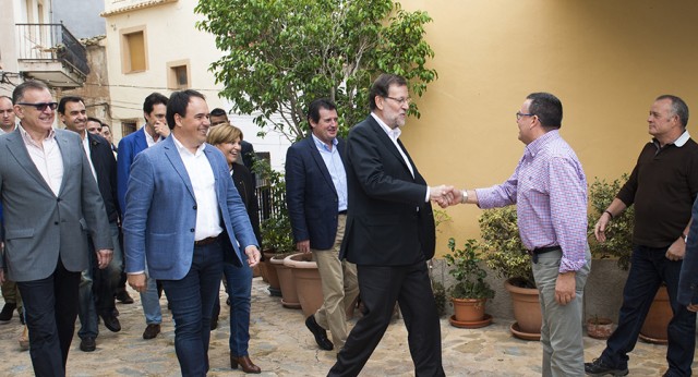 Mariano Rajoy visita Finestrat (Alicante)