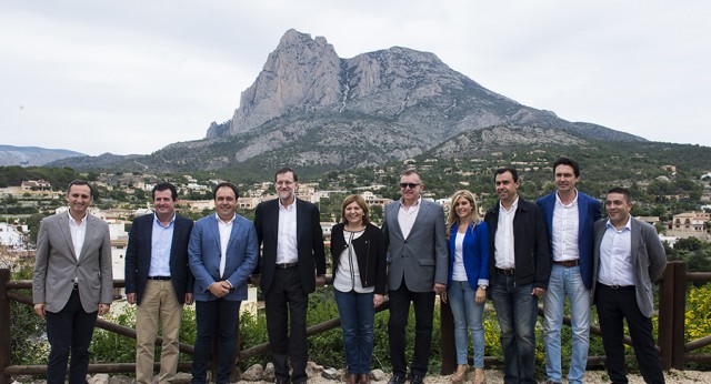 Mariano Rajoy visita Finestrat (Alicante)