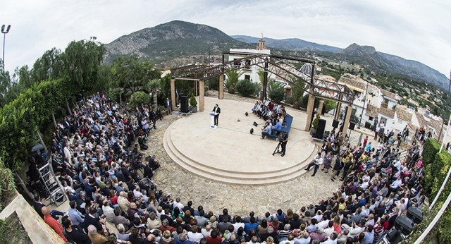 Mariano Rajoy clausura un acto del PP en Finestrat (Alicante)