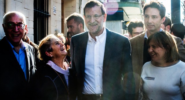 Paseo de Mariano Rajoy por Masanasa, Valencia