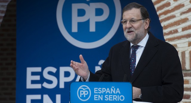 El presidente del Gobierno y del Partido Popular, Mariano Rajoy