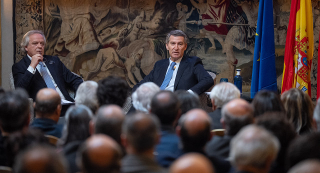 Alberto Núñez Feijóo participa en el Foro Madrid Empresarial.