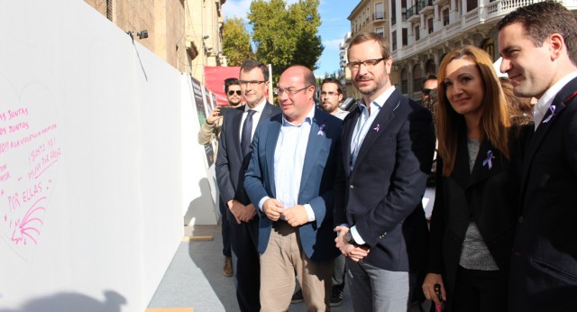 Javier Maroto junto al  presidente de la Región de Murcia, Pedro Antonio Sánchez, 